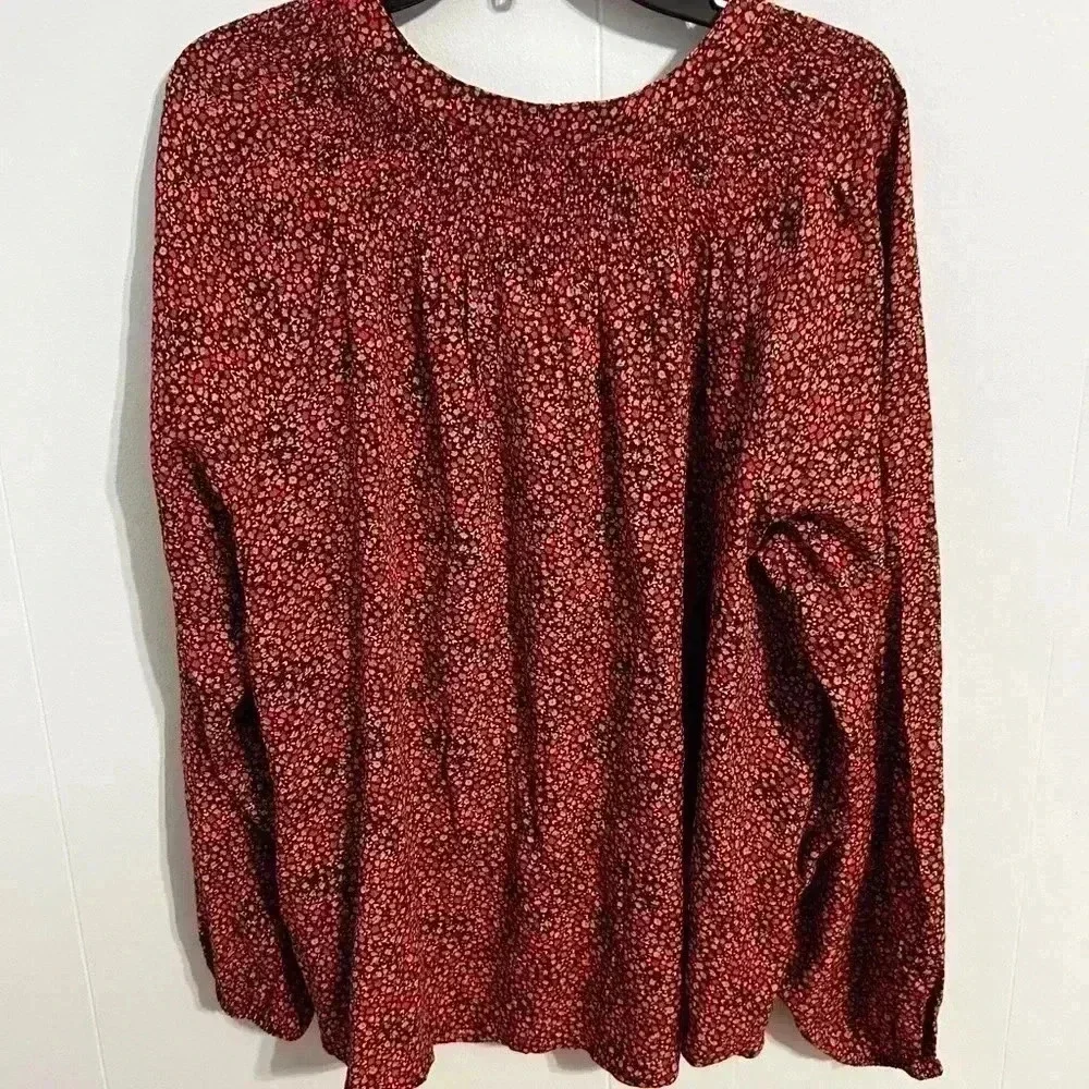 Croft&Barrow size 1x long sleeve blouse. NWT - Picture 7 of 13